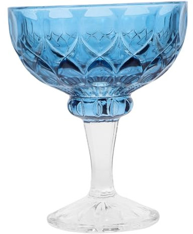 TIDTALEO Glass Dessert Bowl Lids Vintage Sundae Bowl Reusable Ice Cream Cups for Serving