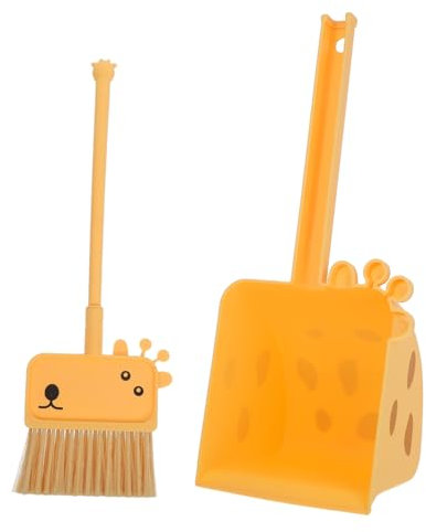 ROMISBABA Escoba y Recogedor para Herramientas De Limpieza Mini Escoba con Recogedor Juguete Educativo para Limpieza De Hogar Simulación para Pequeños
