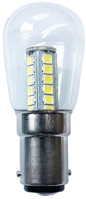 Luopan Indoor Lighting, Pack of 20, LED Fridge Light Lamp AC110V T26S E12/E14/E17/B15D Microwave Bulb Salt Lighting(Warm 2700K,B15D 110V)
