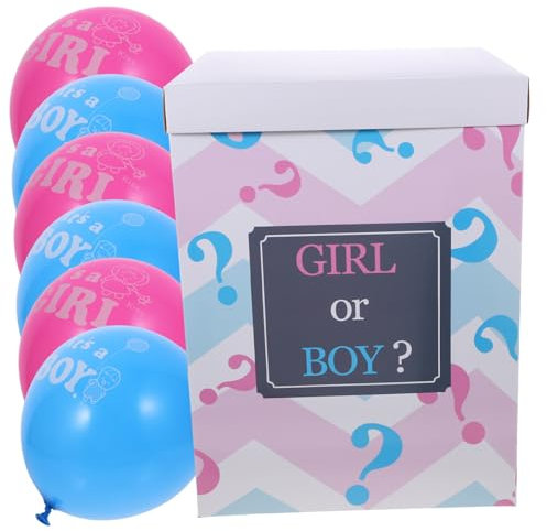Gatuida Palloncini Per Rivelazione Del Ragazza Scatola Da Te Per Rivelazione Ragazza Scatola Per Feste Shower