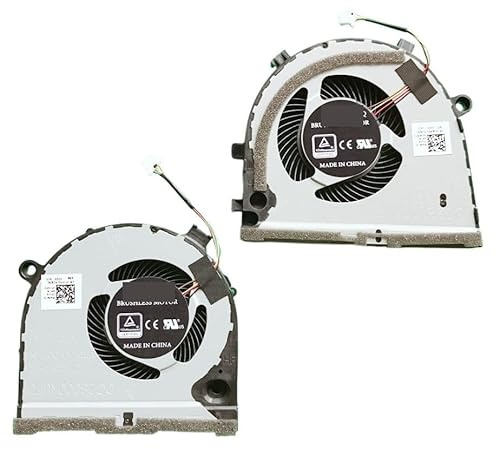 WZQOZSH Ventilateur de Refroidissement pour processeur et Carte Graphique d'ordinateur Portable Ins G3 3579 CN-0TJHF2 CN-0GWMFV DFS551205ML0T FKB7 dc28000kuf0(CPU and gpu Fan)