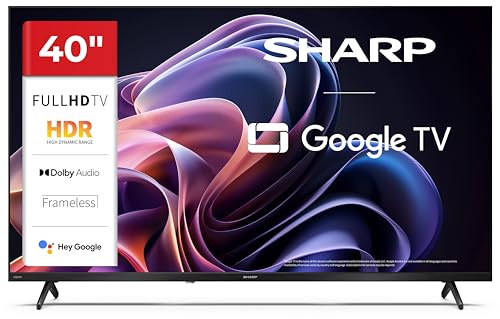Sharp 40 Pollici Full HD Google TV™ HDR10 Dolby Digital Bluetooth 40HF2265E (HF Series)