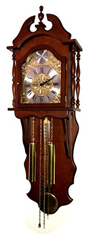 RELOJESDECO Reloj de Pared de péndulo 116cm, Reloj con péndulo, Reloj con carrillon, Madera Calidad.