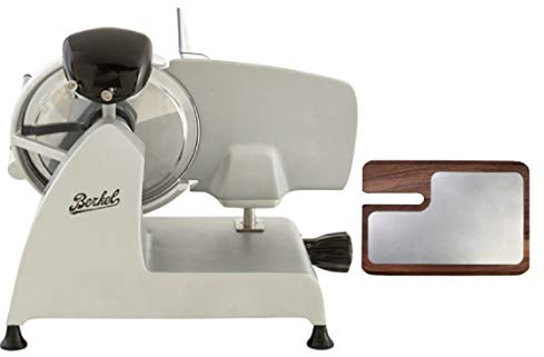 BERKEL - Cortadora Red Line 250 + Tajadera en ceniza y acero inoxidable (Gris)