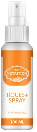 Saint Nutrition Spray Anti-Tique – Nouveau – très Efficace pour Chien et Chat Contre tiques – Traitement Naturelle pour Votre Animal Domestique – Effet immédiat, 100ml