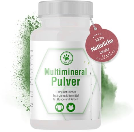 Lolo & Max - Multimineral Pulver für Hunde und Katzen - Barf Zusatz - Seealgenmehl - Mineralien -Barf Mineralien