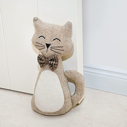 Marwood Niedliche Dekorative Türstopper für Haus und Büro - Katze Beschwert Innenraum Stoff Gefüllte Tier Türstopper Boden Dekorativ