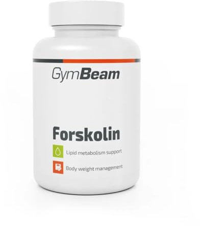 GymBeam Coleus Forskohlii Forskolina in Capsule - Estratto di Radice di Ortica Indiana, 10% Forskolina Attiva - Bruciagrassi per Perdita di Peso, Regolazione Metabolismo, 60 Capsule Vegane