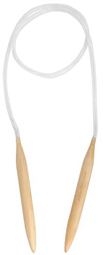 BambooMN JubileeYarn Jumbo Large Bamboo Circular Knitting Needles - US 19 (15mm) - 40