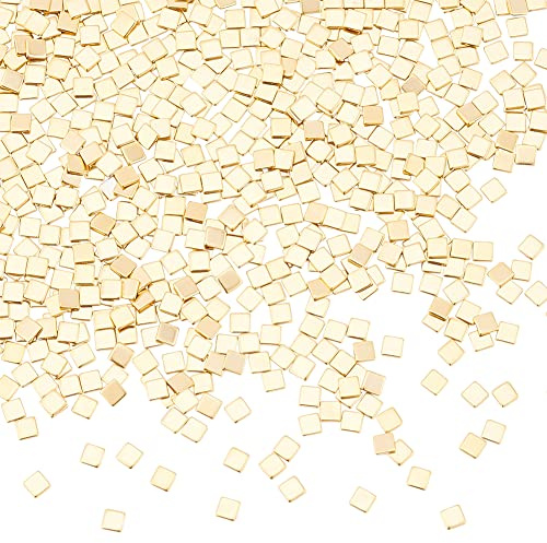 DICOSMETIC 500 Stück Lötchip In Quadratischer Form Goldener Reparaturchip Vorgeschnittene Chips Löten Ultrakleine Lötchip Reparatur Elektronisches Löten Für DIY Schmuckherstellung