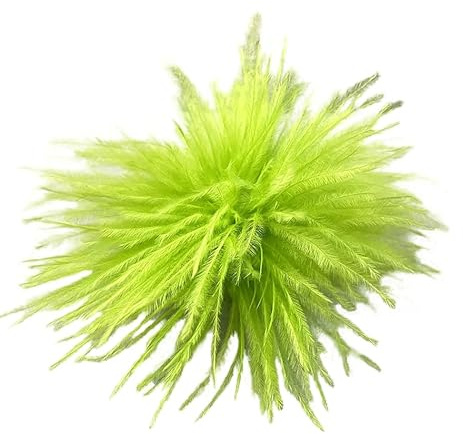 SYSUII Damen Feder Brosche, Ansteckbrosche Natürliche Straußenfeder Brosche Pins Kleid Zubehör Fascinators Kostüme Dekor Haar Accessoire Haarspange Kopfbedeckung für Geburtstag Hochzeit Party-Grün