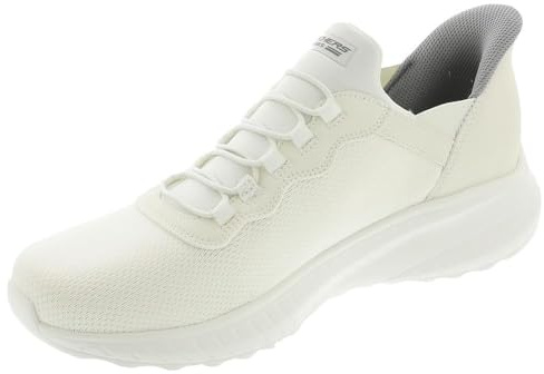 Skechers Men's BOBS Squad Chaos Daily Hype Sneaker, White, 9.5 UK