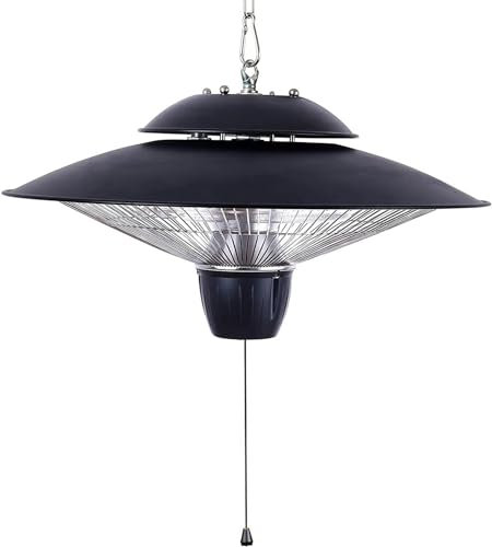 Riscaldatore Elettrico Da Esterno Per Esterni, Riscaldatore A Sospensione Resistente Alle Intemperie 2 Riscaldatore A Infrarossi A Livello Di Potenza Regolabile Per Balcone in Stile Cortile A Soffitto