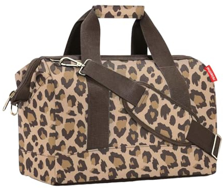 reisenthel Allrounder M Leo Macchiato – Vielfältige Doktortasche zum Reisen, für die Arbeit oder Freizeit – Mit funktional-stylischem Design