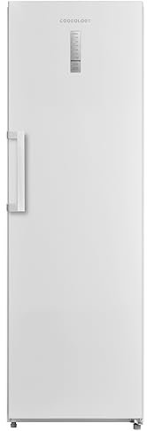 Cookology CTFR362WH Tall Larder Fridge, 362 Litre Freestanding Frost Free Refrigerator with Temperature Touch Control, Large Storage, Reversible Door, Adjustable Shelves and Levelling Feet - White