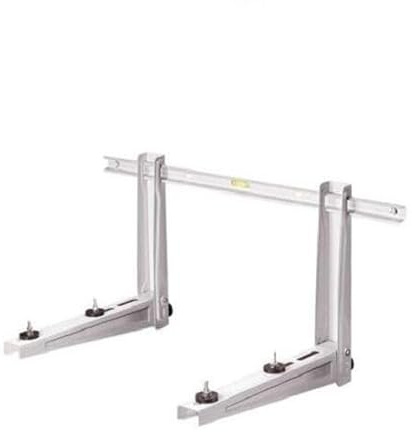 RODIGAS Wandkonsole für Klimageräte oder Wärmepumpen bis 140 Kg mit Zubehör made in Italy (MS230 420x800mm mit 4 Antivibrationsfüssen)