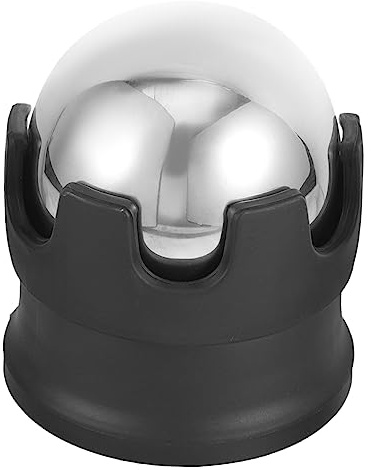 TOVINANNA Tragbarer Massageball aus Metall mit Glattem Rolle Design und Abnehmbarem Edelstahlkorpus für Entspannungsmassage Am Nacken und Schulterbereich