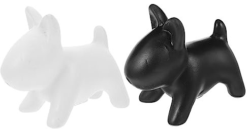 KICHOUSE Keramik Gewürzstreuer Hunde Design 2 Stück Feuchtigkeitsfrei Salz Und Pfeffer Behälter Für Küche Camping Und Grillen