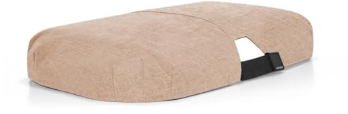 reisenthel carrybag Cover Twist Coffee – Schutzhülle für Einkaufstaschen, einfach zu platzierendes Gummiband, Befestigung am Griffgelenk, hochwertiges Polyester, wasserabweisend, Farbe: Twist Coffee