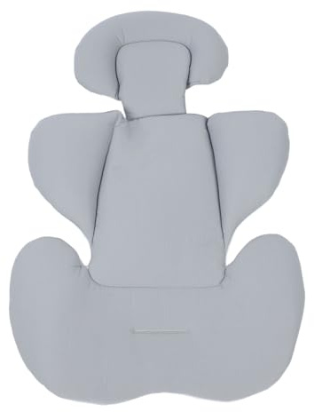 Stützkissen für Babyautositze, weicher Polyester-Einsatz für Babyautositze, universelle Passform für Autositze und Kinderwagen, bequeme Kopf- und Lendenwirbelstütze für Babys (Grau)