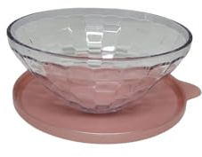 Tupperware Diamant Stella 500 ml rosegold schimmer Schälchen Schale Servierschale Schüssel 500ml rose clear Exclusiv Schale Hitparade glasklar Perle