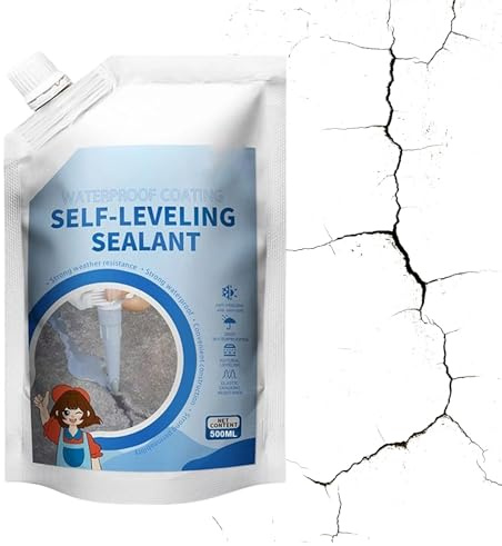 Betonrissfüller - 400 ml Hochelastizität Asphaltversiegelung für die Reparatur von, schneller trockener wasserdichtes Klebstoff mit starker Bindung, Kleber für Zement, Fliesen, Nivellierung,