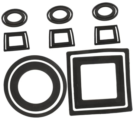 GALPADA 24pièces Anneaux Alimentation Flottants pour Poissons Anneaux Ronds Et Carrés pour Plantes Aquarium Dispositif Alimentation pour Eau Douce Et Eau De Mer
