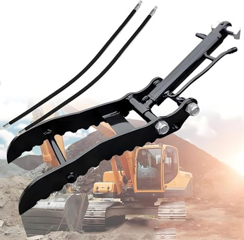 Hydraulischer Mini-Daumenclip für Bagger, verbessert die Effizienz des Grabens mit Hilfsklemme aus Metall, ideal für kleine Bagger
