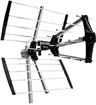 SSL 48 Element Tri Boom Very High Gain Freeview HD TV Aerial 4G & 5G, Easy Setup