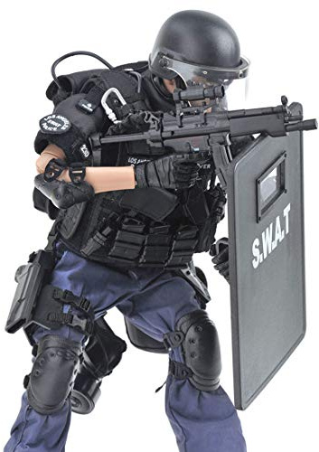 BATOP 1/6 Soldat Modell, 12 Zoll SWAT Spezielle Polizei Soldat Actionfigur Modell Spielzeug Figuren Zubehör