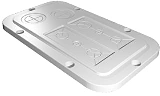 Rittal Placa de brida AX 2561.200 (largo x ancho), 149 mm x 256 mm, plástico gris, 1 unidad
