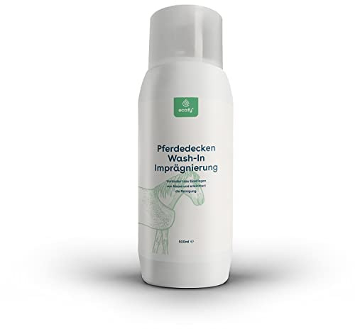 Imperméabilisant pour couvertures de cheval - Accessoire imperméabilisant pour machine à laver contre l'humidité et la saleté, respirant (0,5 l)