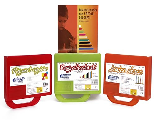 Italveneta Didattica enseñanza Variado Caduta Kit de maletines de Aprendizaje matemático, Multicolor, Standard (0513)