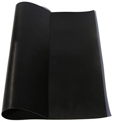 YTGZS Lastra in Gomma Siliconica Nero Guarnizione Resistente alle Alte Temperature Utilizzata,Lunghezza 500mm Larghezza 500mm Spessore da 1mm a 10mm,500mmx500mmx3mm