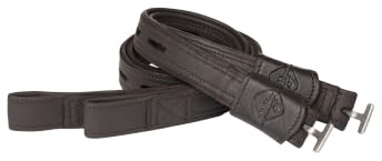 LeMieux Vector Close Contact Steigbügel, Leder, 80 cm, Braun