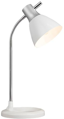 Lightbox funktionale Tischlampe - 52 cm Höhe - Ø 19 cm - Basic Tischleuchte | Tischlampe, 52 cm Höhe, Ø 19 cm, E27, max. 40 W, Flexarm einstellbar