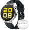 HUAWEI WATCH GT 5 41mm Schwarz+Extra FreeBuds 5i Weiß,Smartwatch,Kunstvolles Design,Sportfunktionen auf Profi-Niveau,Health-Tracking,EKG-Monitoring,bis zu 14 Tage Akkulaufzeit,GPS