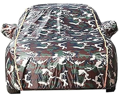 Autoabdeckung Wasserdicht Ersatz Für Volkswagen Touran 2015-2023, Auto Abdeckplane Autogarage Autoplane Ganzgarage Wasserdicht Vollgarage Reflexionsstreifen(Camo)