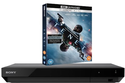 MULTIREGION Blu-ray Player Compatible with Sony UBP-X700K for DVD Blu-ray Region B - DVD Regions 1-8 - Bundle Including Tenet 4K UHD Disc UPB-X700