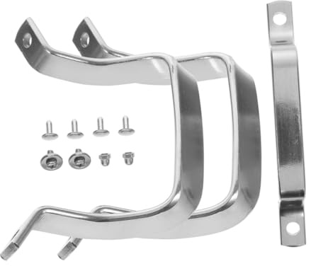 TOYANDONA 3 Piezas Asas Laterales y Tapa de Acero Inoxidable Resistente al Calor para Ollas y Sartenes Accesorio para Cocinas con Peroles y Tachos Grandes