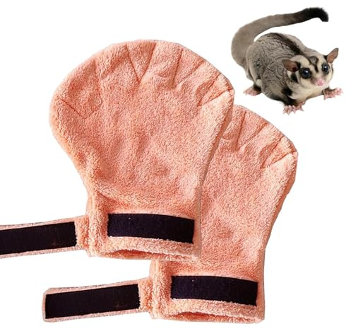 Guante de unión Sugar Glider – Suministros para Mascotas a Prueba de mordeduras | Guantes antiarañazos para Animales pequeños como erizos, Ardillas, pájaros, Conejos, Cachorros,