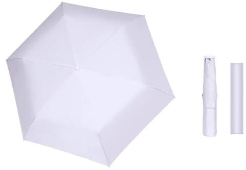 YDMHYLAI Mini Pencil Folding Umbrella UPF 50+ UV Compact Lightweight Travel Purse Umbrella for Women Men