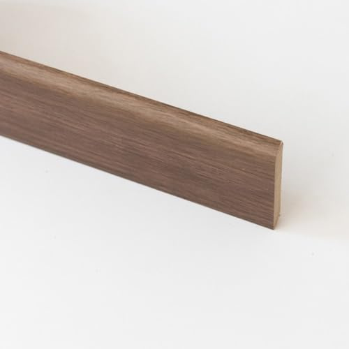 10PZ BATTISCOPA IN MDF ROVERE SCURO MM.10X70X2400 NextradeItalia Mod.FERX.FFBB