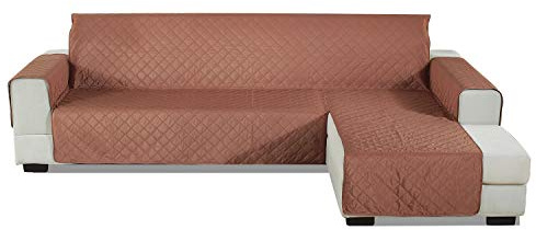 PETCUTE Sofabezug L Form gesteppter Sofabezug Sofaschutz ecksofa wasserdichte sofahusse ecksofa Chaiselongue rechts 200x270cm