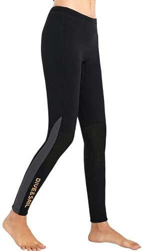 EUPTE 3 mm dykning, våtdräkt, byxor, badbyxor, leggings för kvinnor och män (XS, kvinnor)