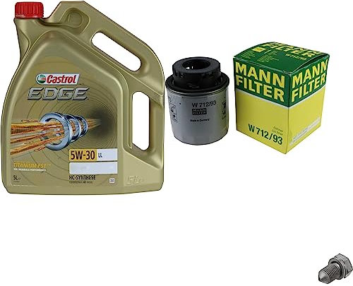 EISENFELS Inspektionspaket Wartungspaket Filterset mit 5 L Motoröl 5W-30 Ölfilter Verschlussschraube