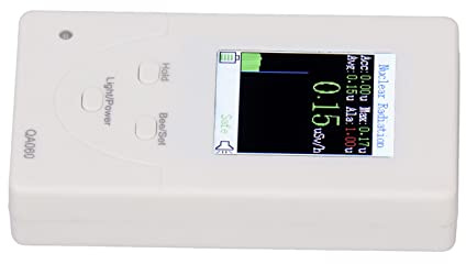 Rilevatore di Radiazioni Portatile, Rilevatore di Radiazioni Nucleari Portatile, Rilevatore di Radiazioni Nucleari, Ricarica USB, Lettore di Tester Radioattivo, Contatore di Dosi