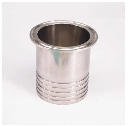 Fit Tube I/D 63mm 2.5 x 77.5mm Ferrule Clamp O/D 2.5 Tri Clamp 304 Stainless Steel Ferrule Clamp Pipe Fitting IINKUEYK