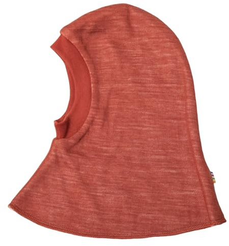Joha Baby Kinder Jungen Mädchen Schalmütze Merino-Wolle/Bio-Bambus, Größe:50, Farbe:Chili red