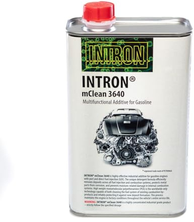 INTRON mClean 3640 Benzin-Systemreiniger 1000ml |Injektorreiniger + Korrosionsschutz + Ethanol-Stabilisierung | Für TSI FSI GDI Motoren | 100% Wirkstoff | Industriequalität | Made in Europe